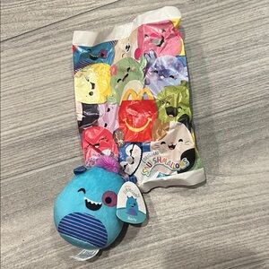 Squishmallows Mcdonald’s Monster Teal and Pink Plush Toy